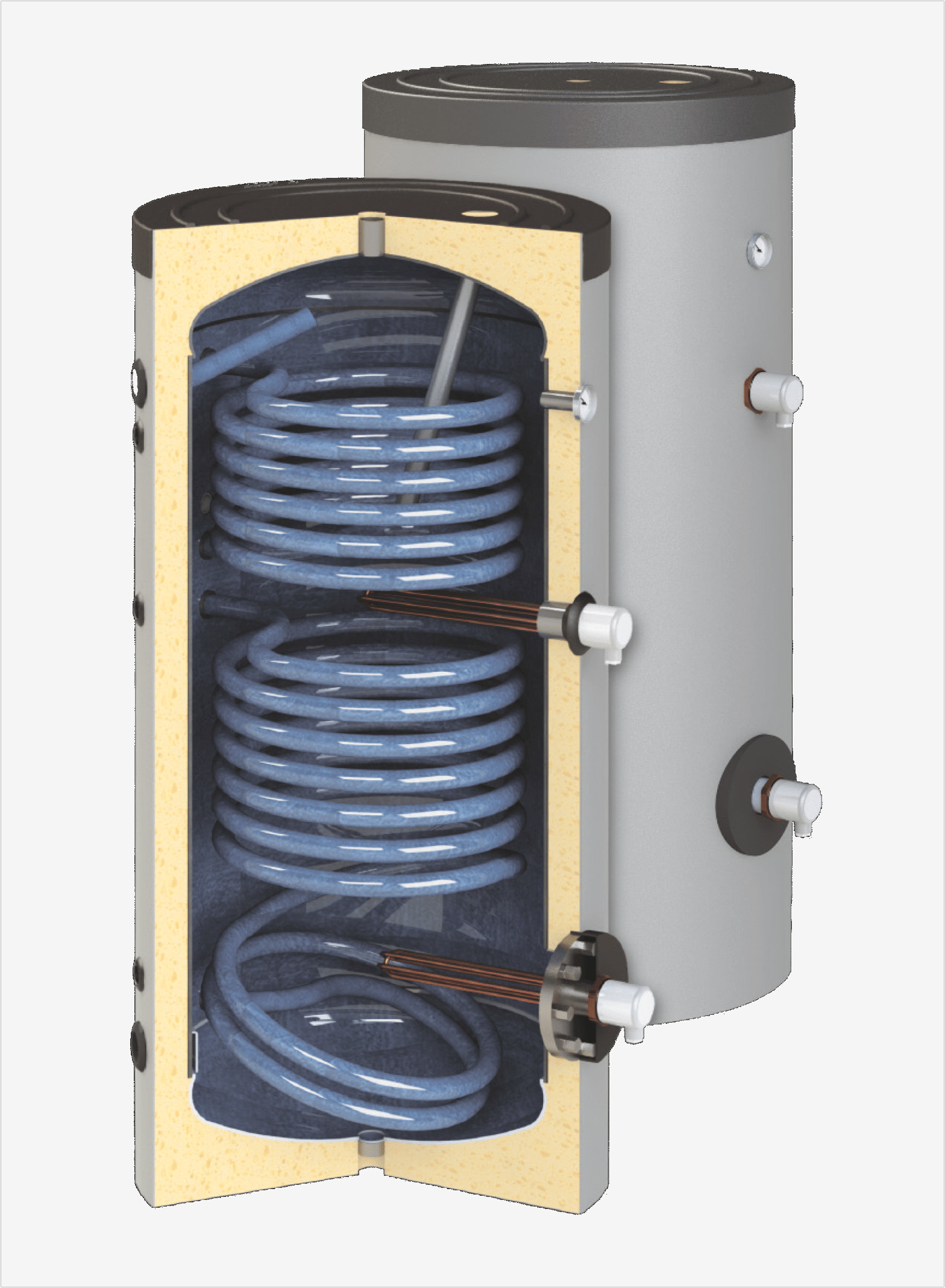 Geemailleerde boilers van 150 tot 2000 liter