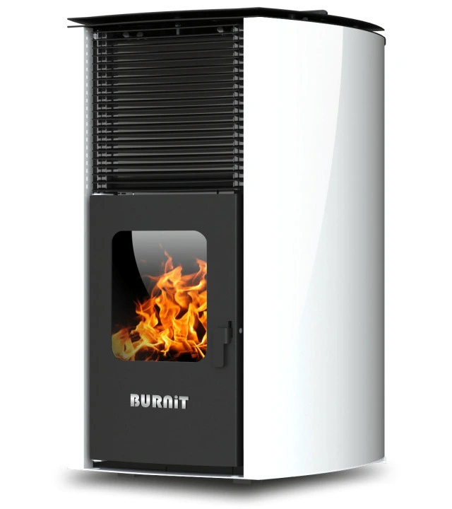 Pelletkachel CV BURNiT Advant 25 kW Zwaan Wit
